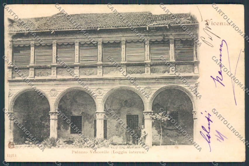 Vicenza città Palazzo Vescovile cartolina BB8285 – fronte