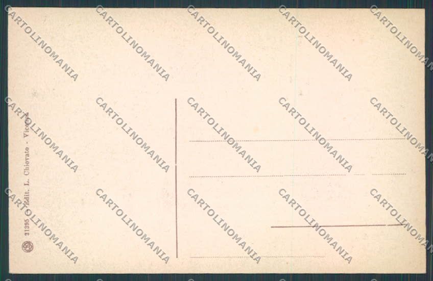 Vicenza città Piazza dei Signori cartolina BB8287 – retro