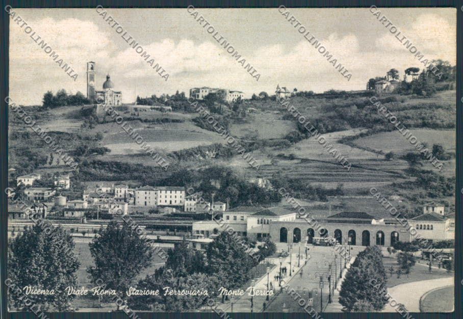 Vicenza Città Viale Roma Stazione FG cartolina BB8293 – fronte