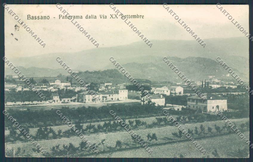 Vicenza Bassano del Grappa Panorama cartolina BB8318 – fronte
