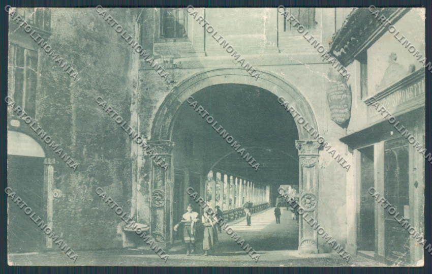 Vicenza Bassano Ponte Interno PIEGHE cartolina BB8322 – fronte