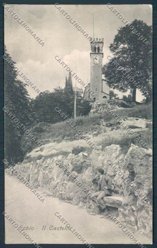 Vicenza Schio Castello PIEGHINE cartolina BB8323 – fronte