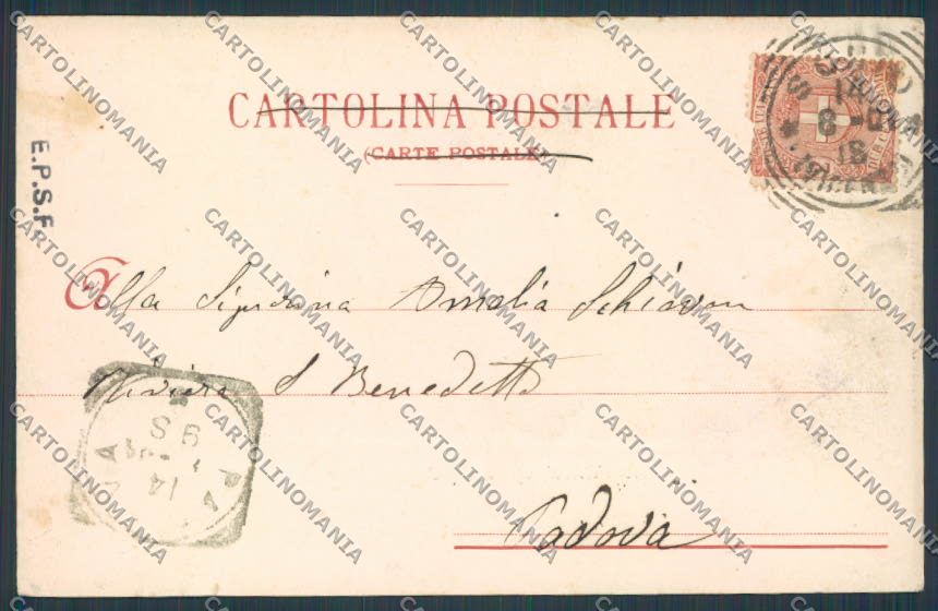 Vicenza Schio Panorama cartolina BB8325 – retro