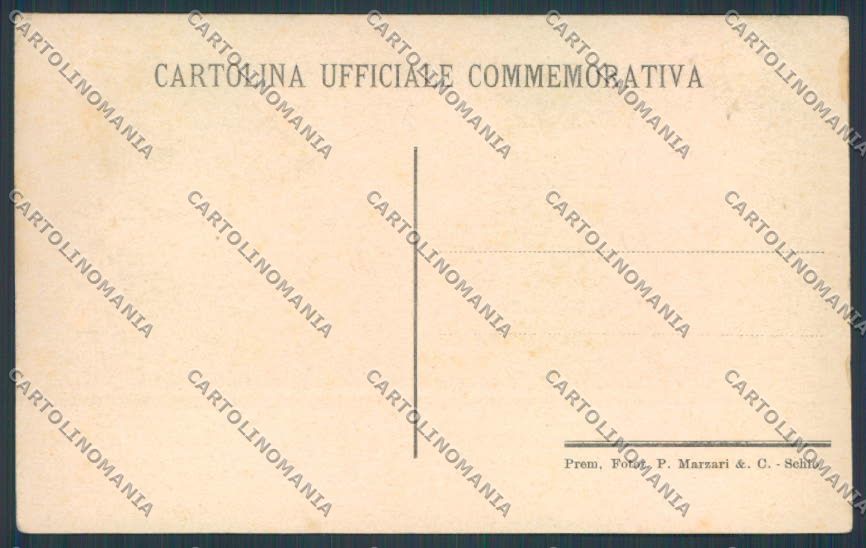 Vicenza Schio Inaugurazione Monumento Pasini Lorenzetti Venezia cartolina BB8327 – retro