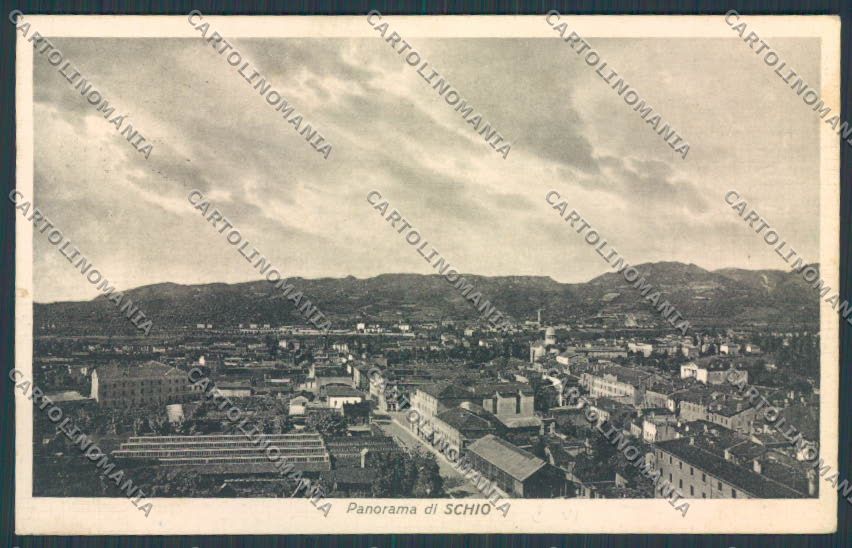 Vicenza Schio Panorama cartolina BB8334 – fronte