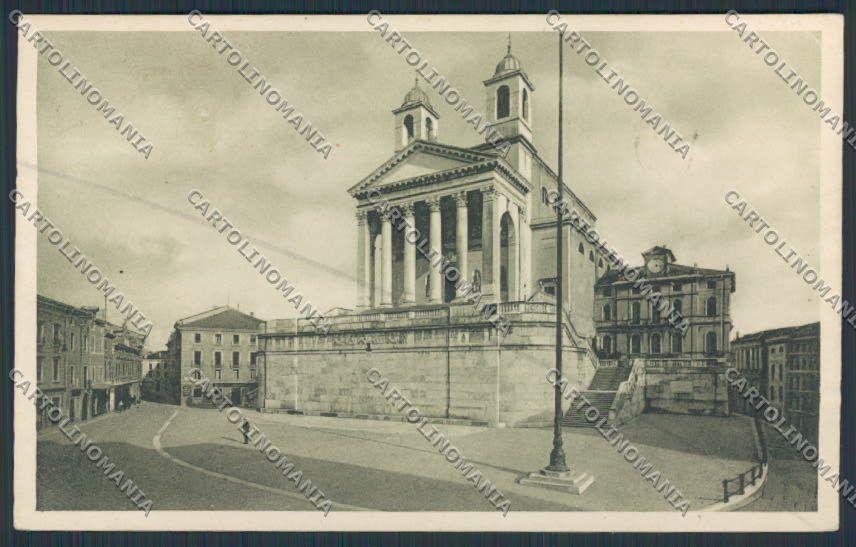 Vicenza Schio Duomo PIEGHINA cartolina BB8348 – fronte