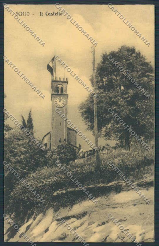 Vicenza Schio Castello cartolina BB8351 – fronte