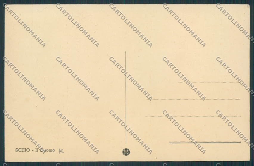 Vicenza Schio Duomo cartolina BB8355 – retro