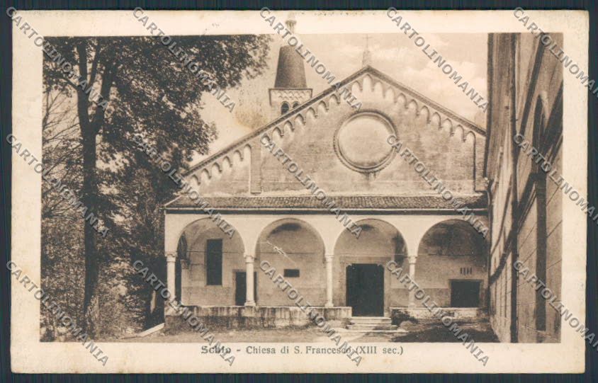 Vicenza Schio Chiesa San Francesco cartolina BB8357 – fronte