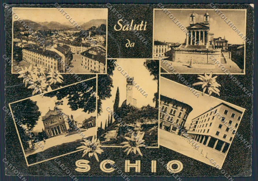 Vicenza Schio Saluti da PIEGHINA FG cartolina BB8362 – fronte