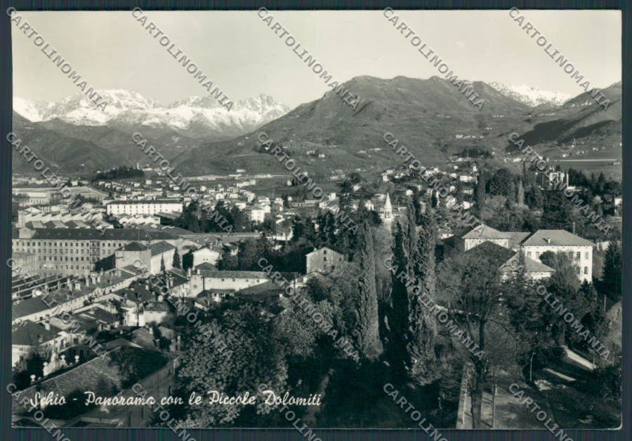 Vicenza Schio Panorama foto FG cartolina BB8366 – fronte