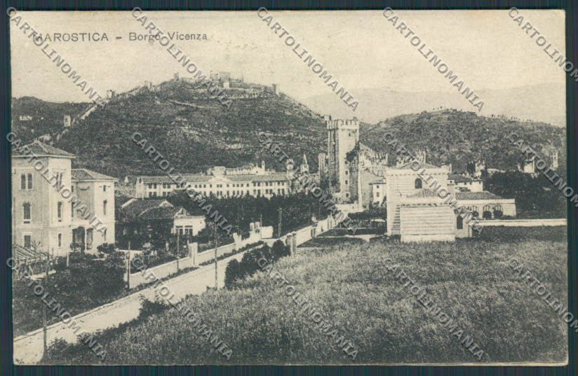 Vicenza Marostica cartolina BB8376 – fronte
