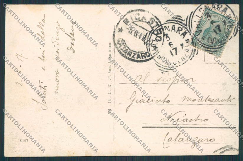 Vicenza Marostica cartolina BB8376 – retro