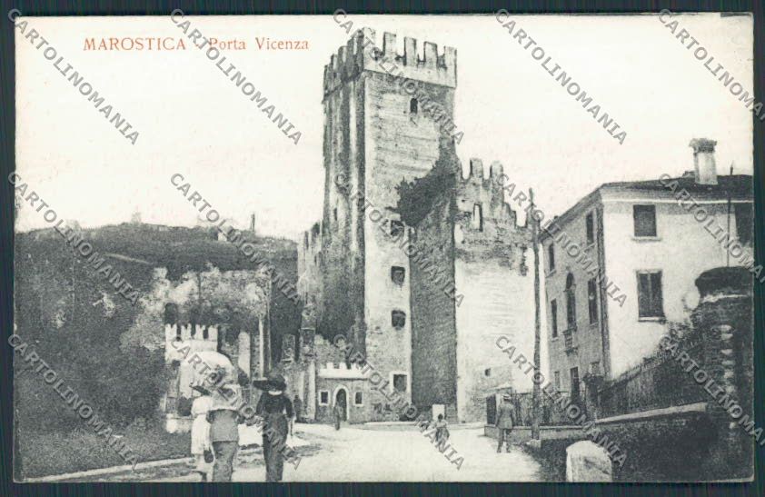 Vicenza Marostica Porta Vicenza cartolina BB8378 – fronte