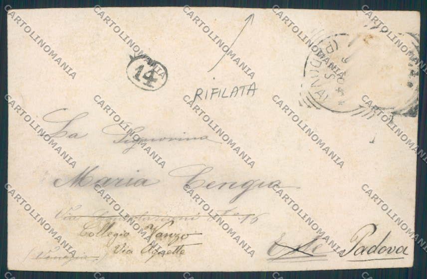 Vicenza Marostica Crosara San Luca Battello cartolina BB8379 – retro