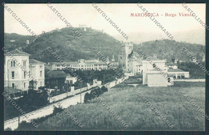 Vicenza Marostica Borgo cartolina BB8381 – fronte