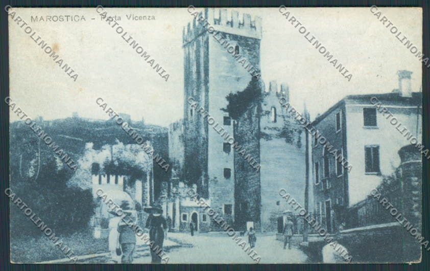 Vicenza Marostica Porta cartolina BB8383 – fronte