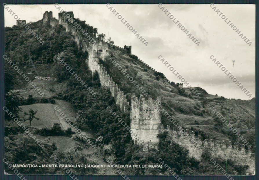 Vicenza Marostica Monte Pausolino foto FG cartolina BB8395 – fronte