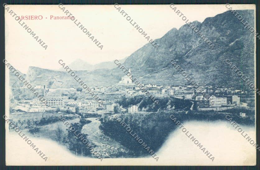 Vicenza Arsiero Panorama cartolina BB8399 – fronte