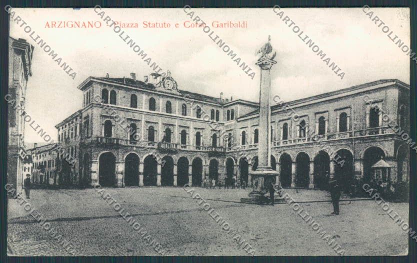 Vicenza Arzignano Piazza Statuto cartolina BB8409 – fronte