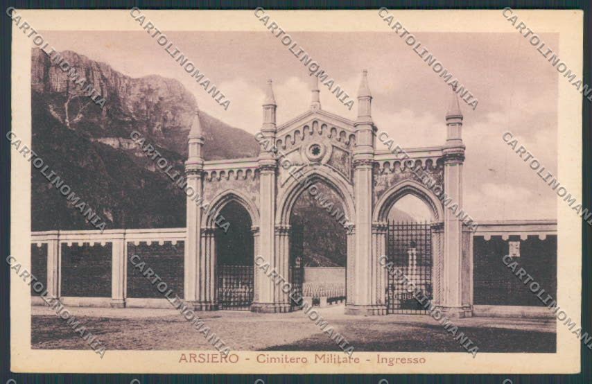 Vicenza Arsiero Cimitero Militare cartolina BB8414 – fronte
