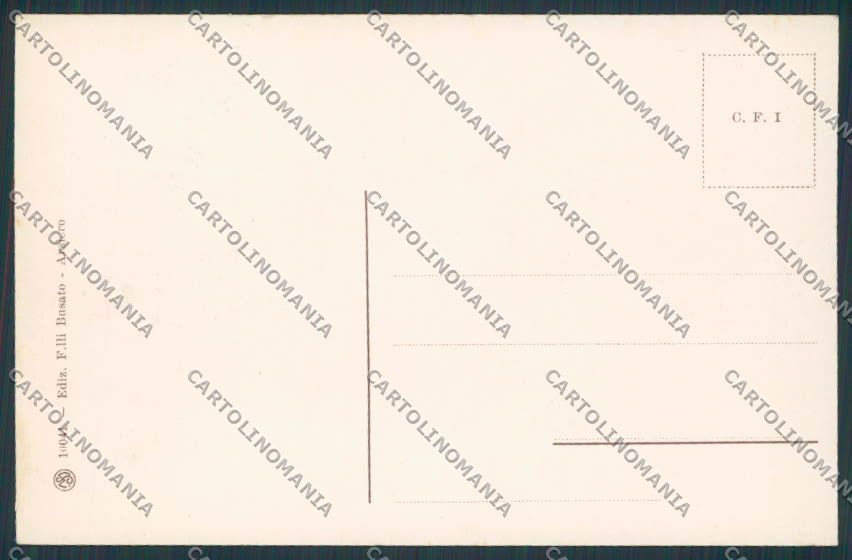 Vicenza Arsiero Cartiera Rossi cartolina BB8446 – retro