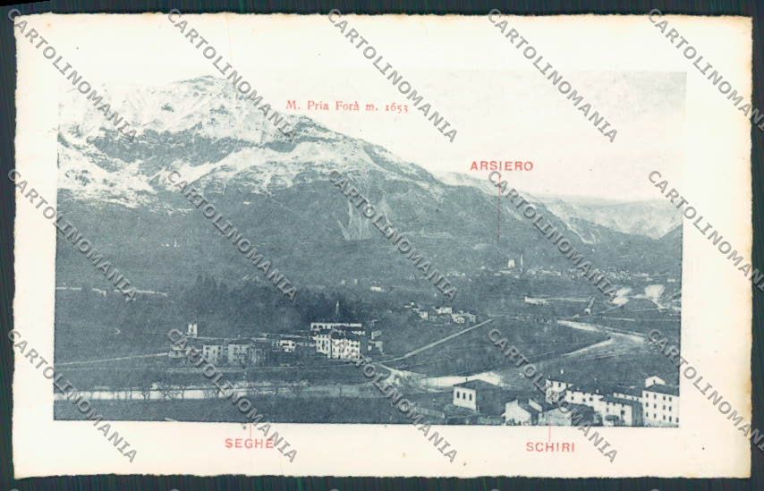 Vicenza Arsiero Seghe Schiri cartolina BB8448 – fronte
