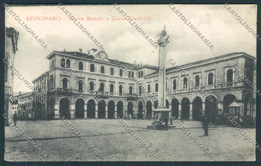 Vicenza Arzignano Piazza Statuto cartolina BB8471 – fronte