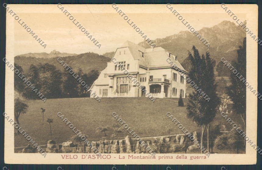 Vicenza Velo d'Astico Montanina Fogazzaro cartolina BB8494 – fronte