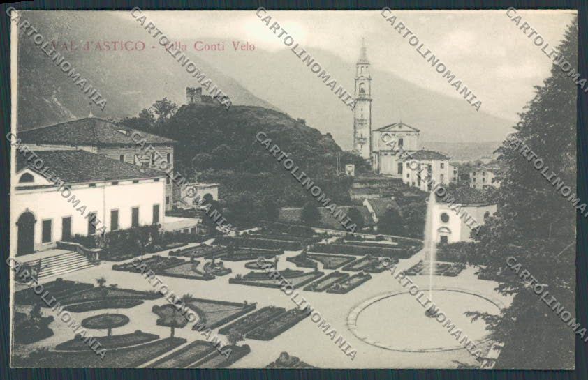 Vicenza Val d'Astico Villa Conti Velo cartolina BB8499 – fronte