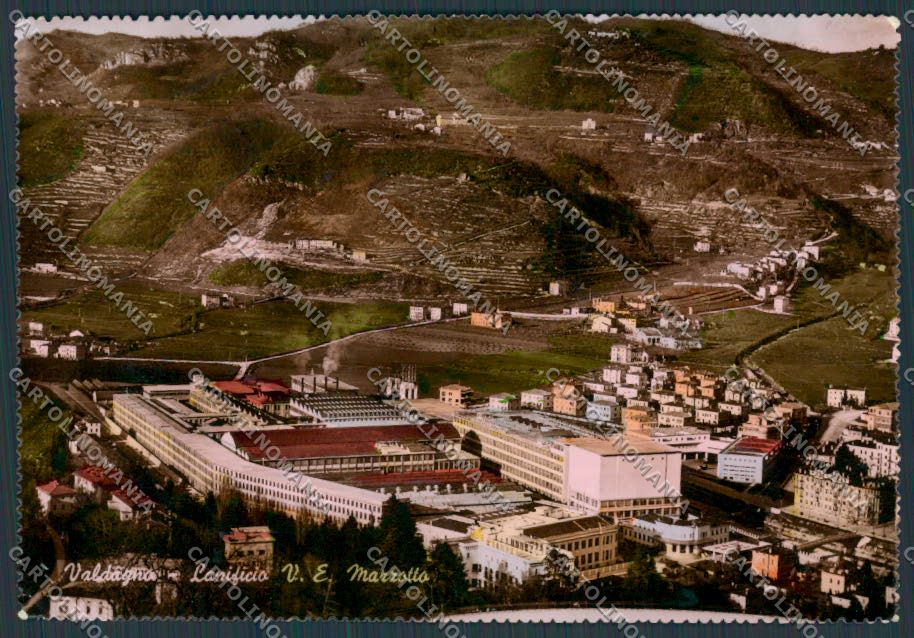Vicenza Valdagno Lanificio Marzotto foto FG cartolina BB8523 – fronte