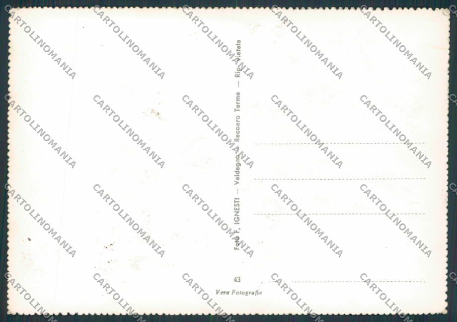 Vicenza Valdagno Lanificio Marzotto foto FG cartolina BB8523 – retro