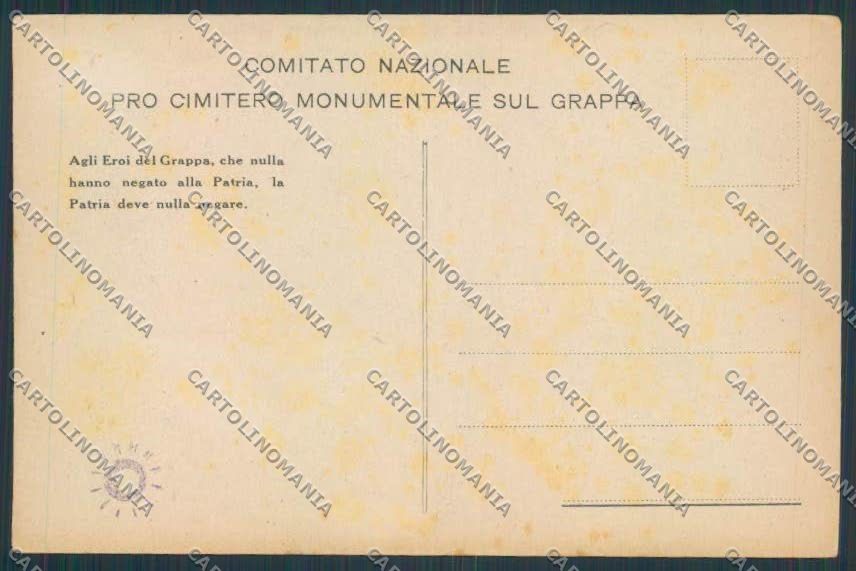 Vicenza Poggio Bassano Cimitero sul Grappa cartolina BB8539 – retro