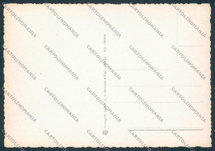 Vicenza Asiago Hotel Croce Bianca FG cartolina BB8550 – retro