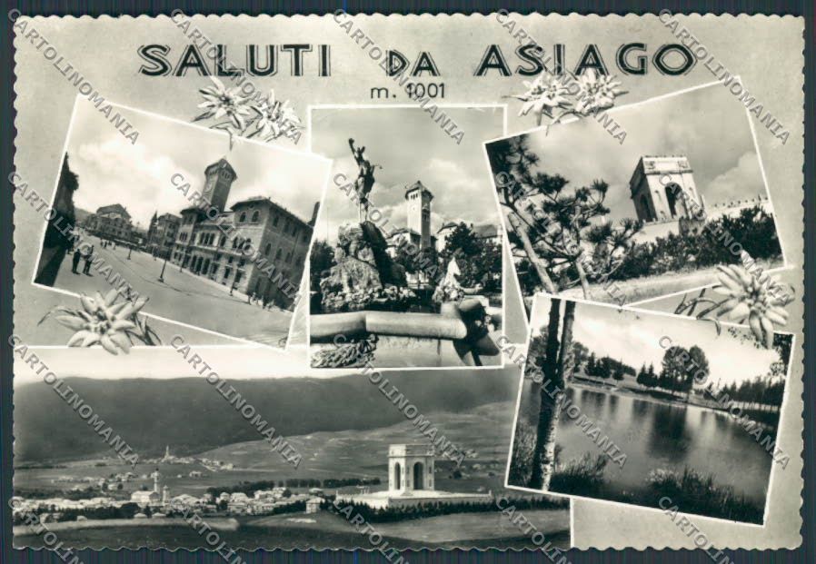 Vicenza Asiago Saluti da foto FG cartolina BB8554 – fronte