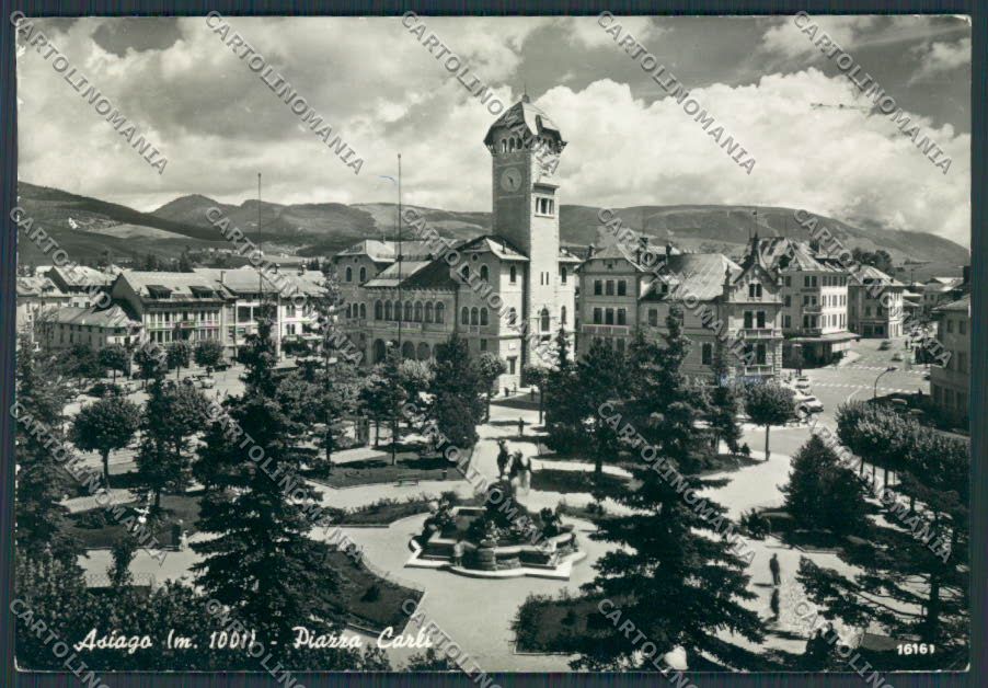 Vicenza Asiago foto Piazza Carli FG cartolina BB8556 – fronte