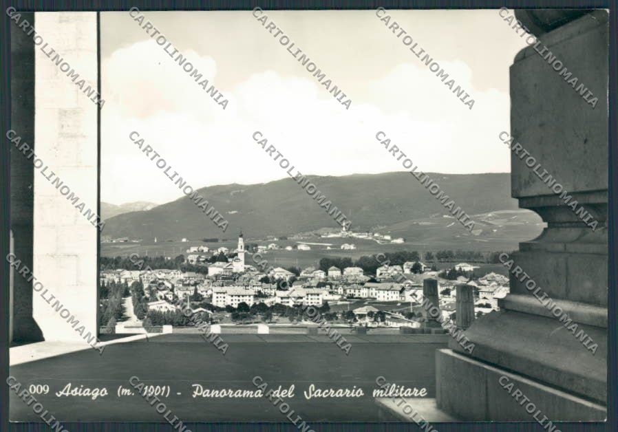 Vicenza Asiago foto Sacrario Militare FG cartolina BB8558 – fronte