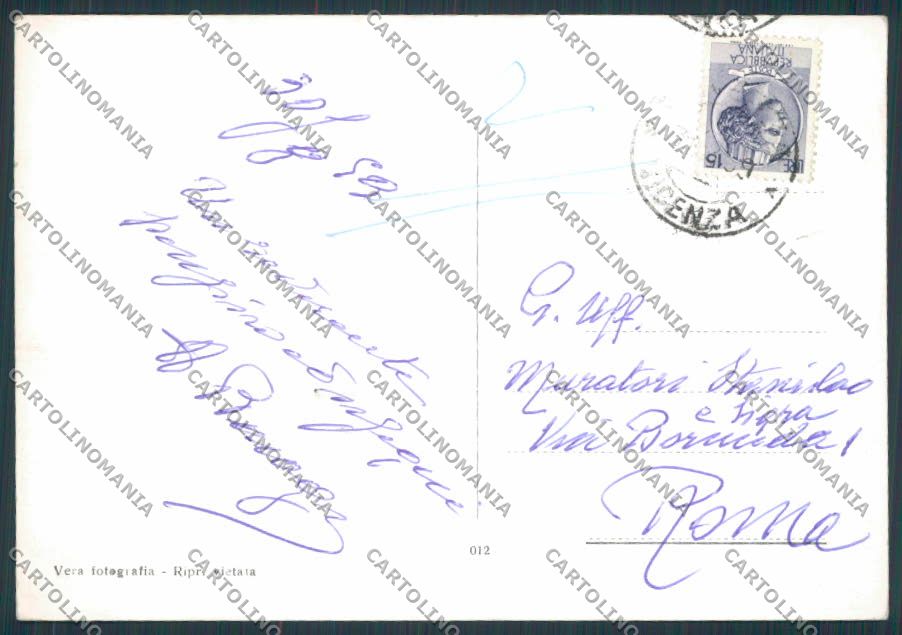 Vicenza Tonezza foto Panorama Spitz FG cartolina BB8574 – retro
