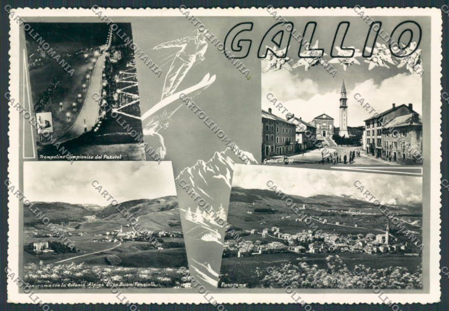 Vicenza Gallio Sci Trampolino Olimpionico Colonia foto FG cartolina BB8580 – fronte