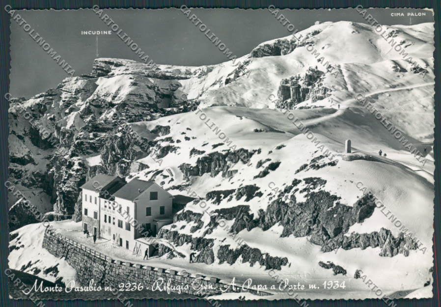Vicenza Rifugio Papa Monte Pasubio foto FG cartolina BB8599 – fronte