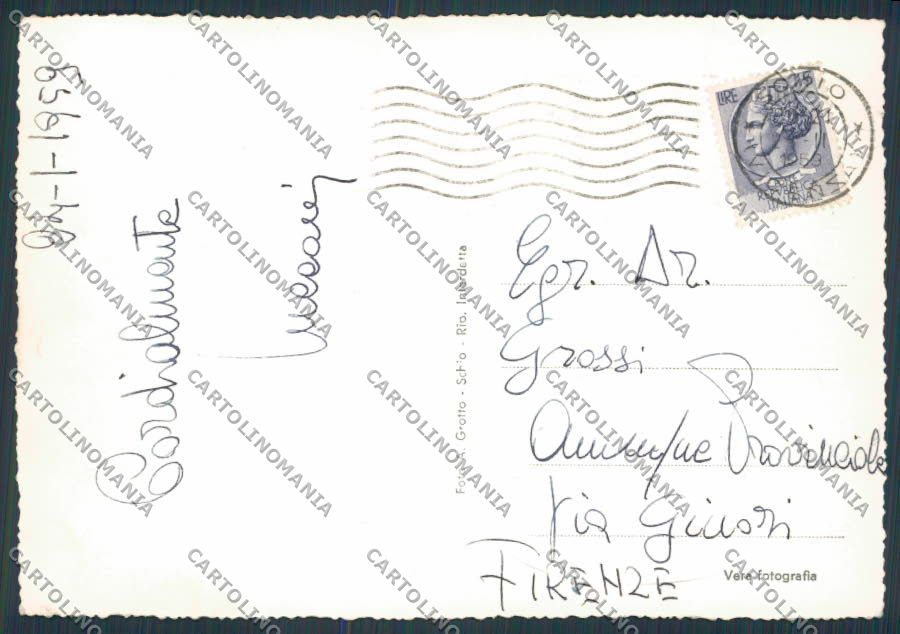Vicenza Rifugio Papa Monte Pasubio foto FG cartolina BB8599 – retro