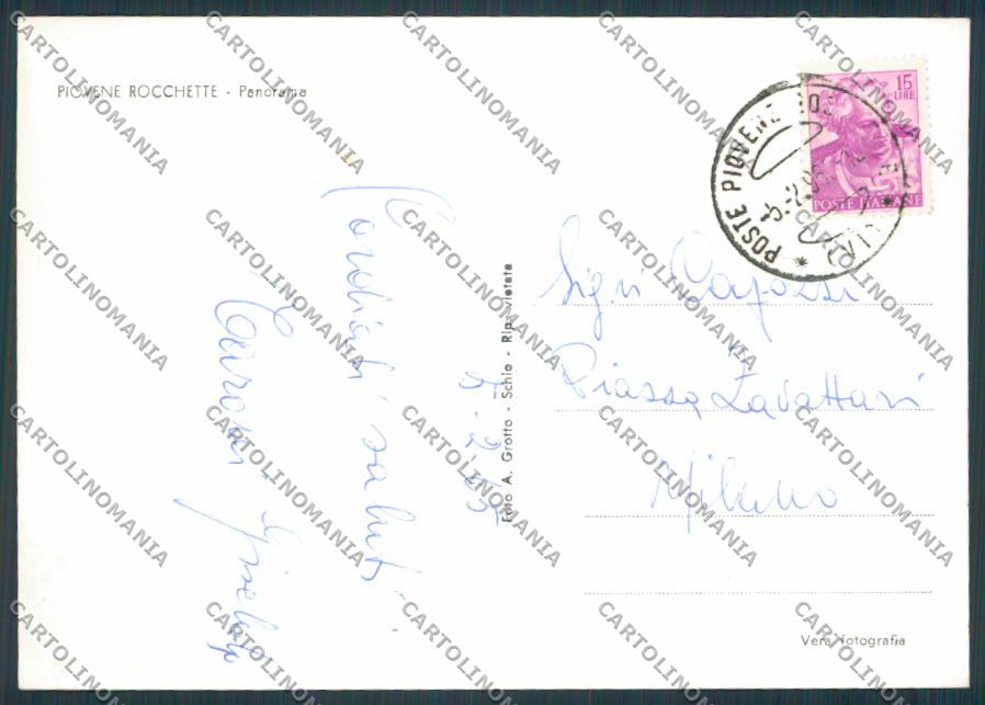 Vicenza Piovene Rocchette Panorama foto FG cartolina BB8620 – retro