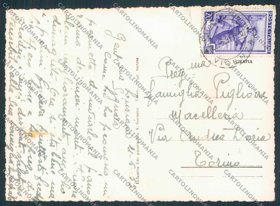 Vicenza Lusiana foto FG cartolina BB8635 – retro