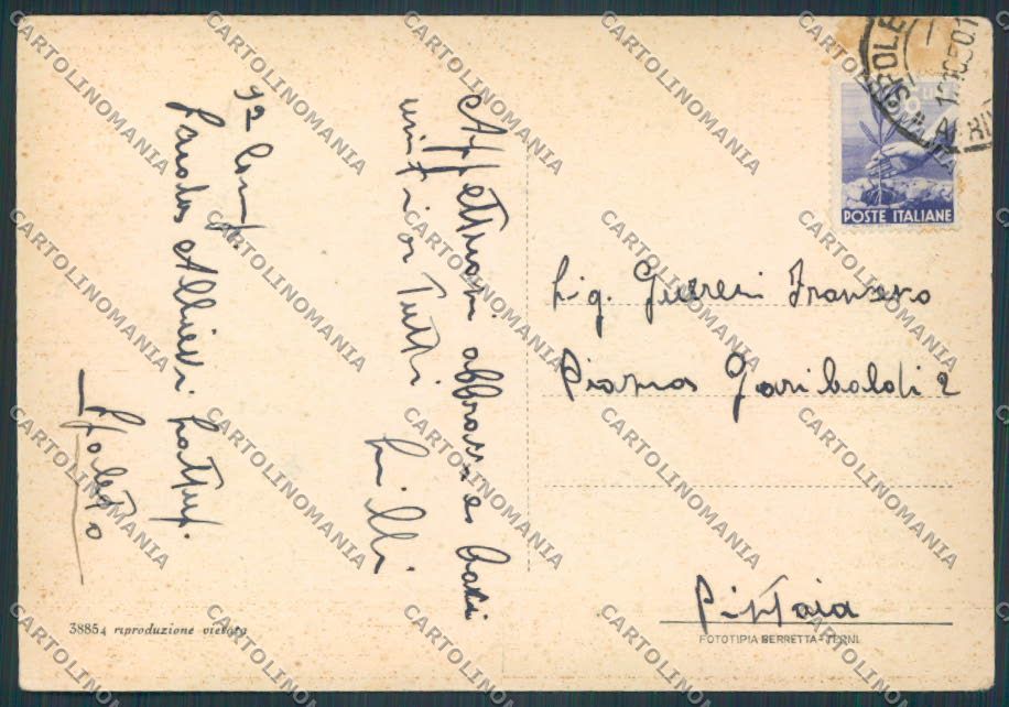 Perugia Spoleto Chiesa San Filippo FG cartolina BB8653 – retro