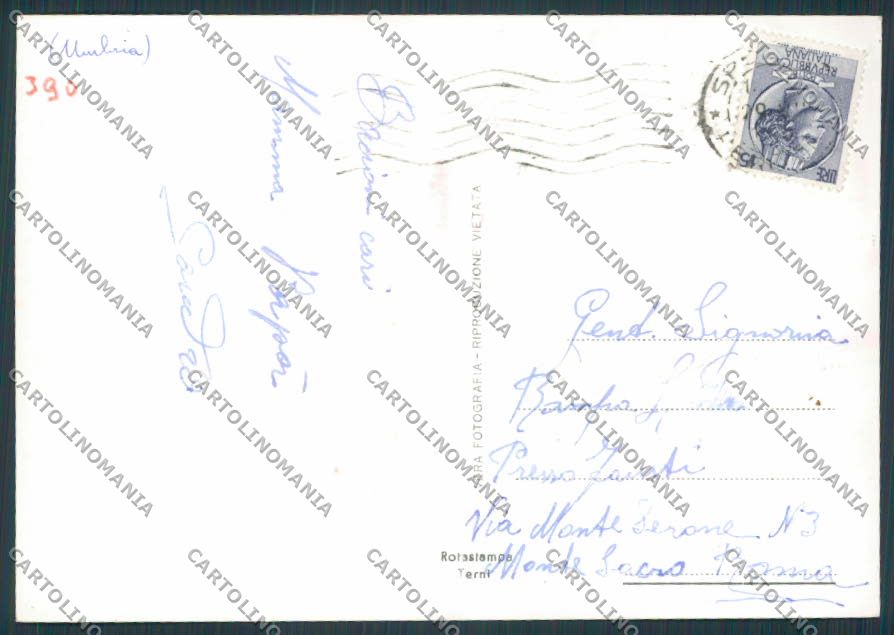 Perugia Spoleto Monteluco Villini foto FG cartolina BB8664 – retro