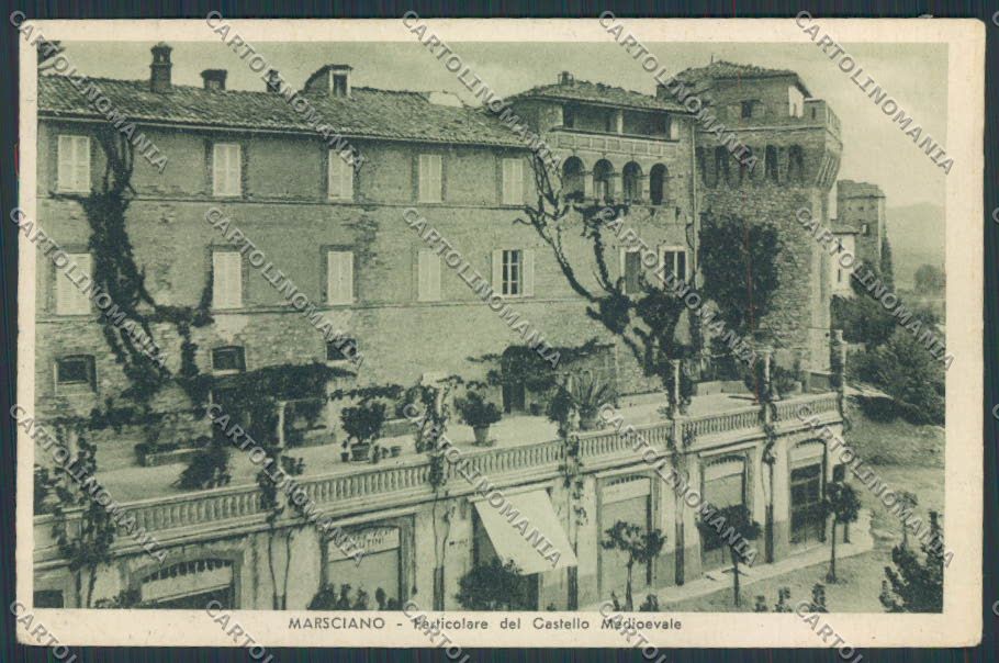 Perugia Marsciano Castello Medioevale FG cartolina BB8674 – fronte