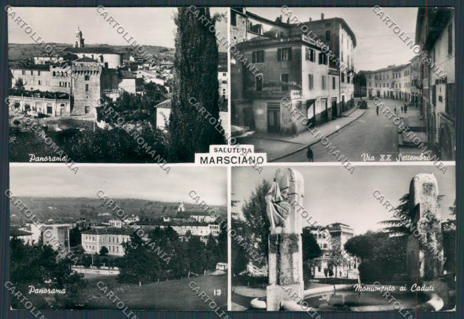 Perugia Marsciano Panorama Via XX Settembre foto FG cartolina BB8681 – fronte