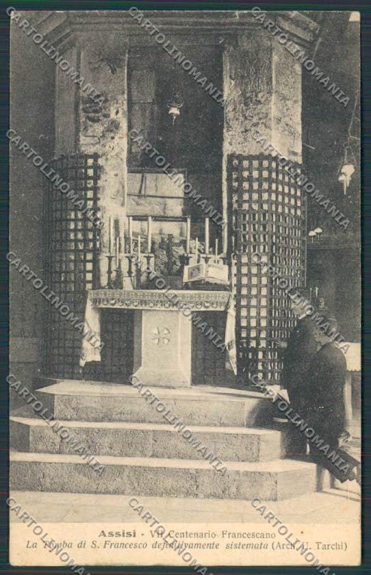 Perugia Assisi Tomba San Francesco cartolina BB8687 – fronte