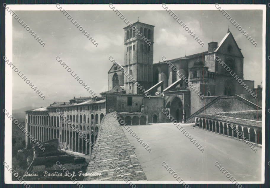 Perugia Assisi Basilica San Francesco foto FG cartolina BB8693 – fronte