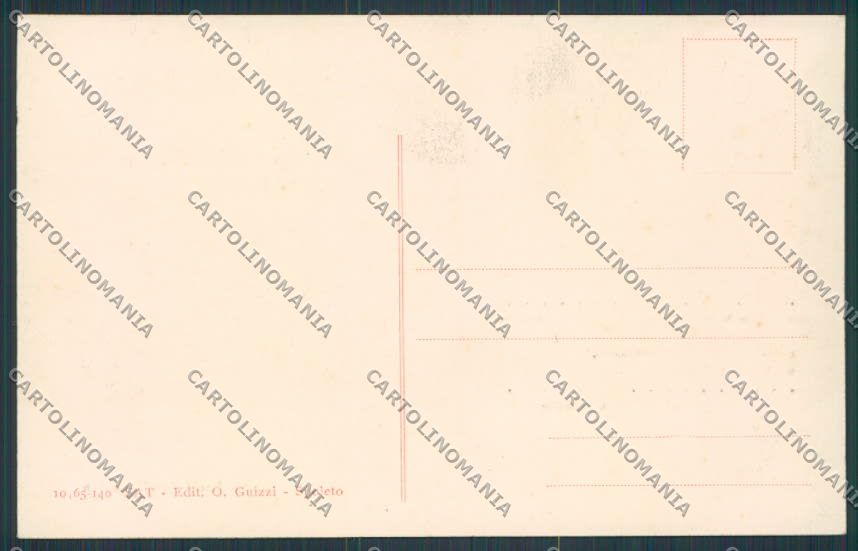 Perugia Fonti Clitumno Carducci cartolina BB8695 – retro